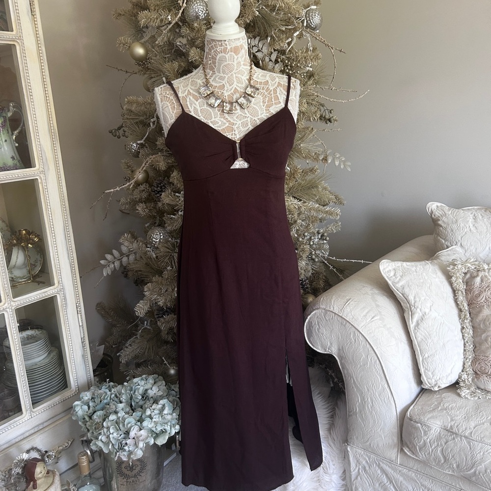 New! Trixxi Spaghetti Strap Maxi Dress i
